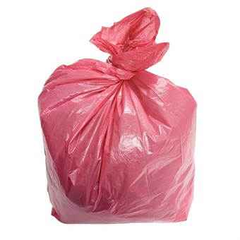Sacs poubelle standard Jantex rouges 80L (lot de 200)