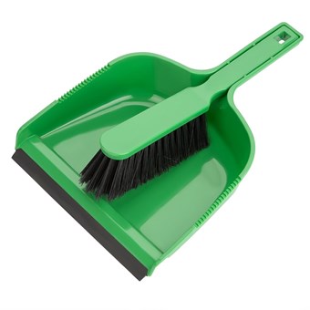Ensemble pelle et balayette Jantex vert