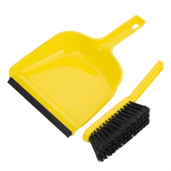 Ensemble pelle et balayette Jantex jaune