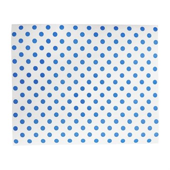 Papier d'emballage burger Fiesta Compostable points bleus 250x300mm (lot de 200)