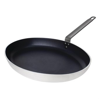 Poêle ovale en aluminium antiadhésive Vogue Teflon Platinium Plus 360mm