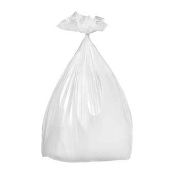 Sacs poubelle transparents Jantex pour usage standard 70L (lot de 200)
