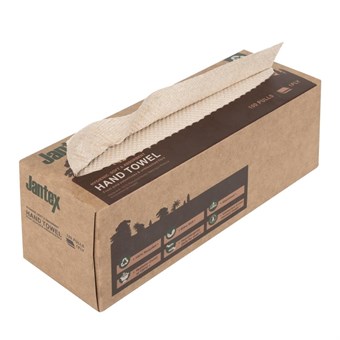 Essuie-mains Jantex Green 100% recyclé 1pli 100 feuilles (lot de 36)