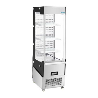 Vitrine réfrigérée positive libre-service Slimline Polar série G avec porte 220 L