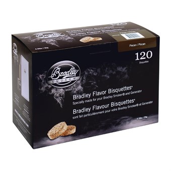 Briquettes Bradley Smoker arôme noix de pécan (lot de 120)