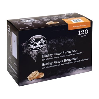 Briquettes Bradley Smoker arôme mesquite (lot de 120)