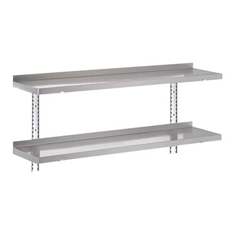 Étagère complète 2 niveaux Gastro-M 1200x400x35mm