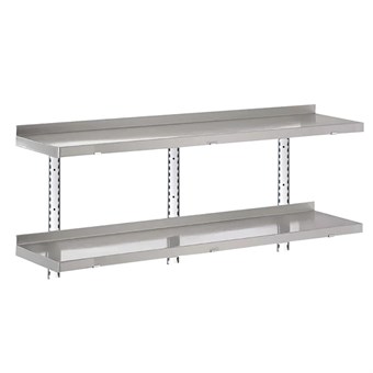 Étagère complète 2 niveaux Gastro-M 1400x400x35mm