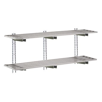 Étagère complète 2 niveaux Gastro-M 2000x400x20mm