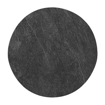 Planches de présentation rondes en polyester bio Roltex S-Plank 40 cm ardoise (lot de 5)