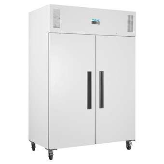 Armoire réfrigérée positive blanche Polar série G 2 portes 1 152L