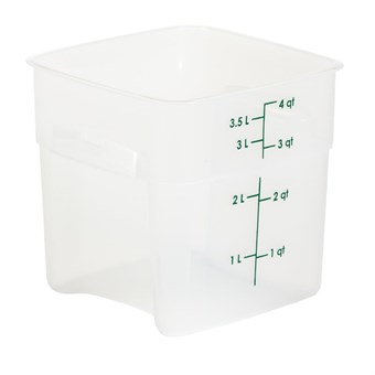 Boîte en polypropylène Cambro FreshPro CamSquare 3,8L 