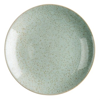 Assiettes plates bleu vert Olympia Origin 200mm (lot de 4) 