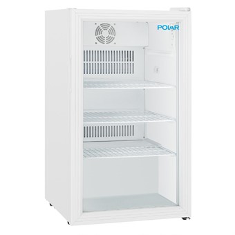 Vitrine dessous de comptoir positive blanche Polar Série C 90L