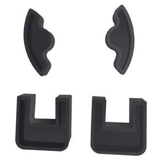 Pieds en caoutchouc pour batteur planétaire Buffalo 10L (lot de 4) 