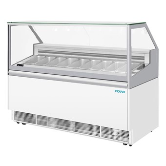 Vitrine à glace Polar Série U 9 bacs
