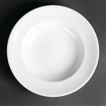 Assiette à pâtes Royal Porcelain Classic White 260mm (lot de 12)