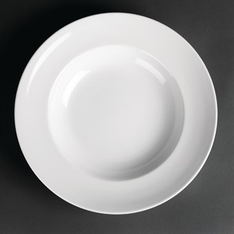 Assiette à pâtes Royal Porcelain Classic White 300mm (lot de 12)
