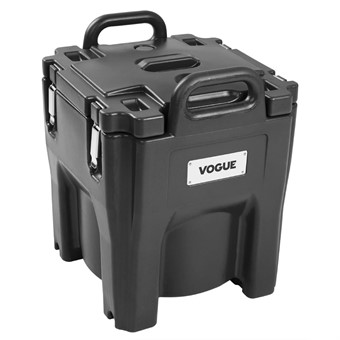 Conteneur à soupe isotherme Vogue noir 20 L