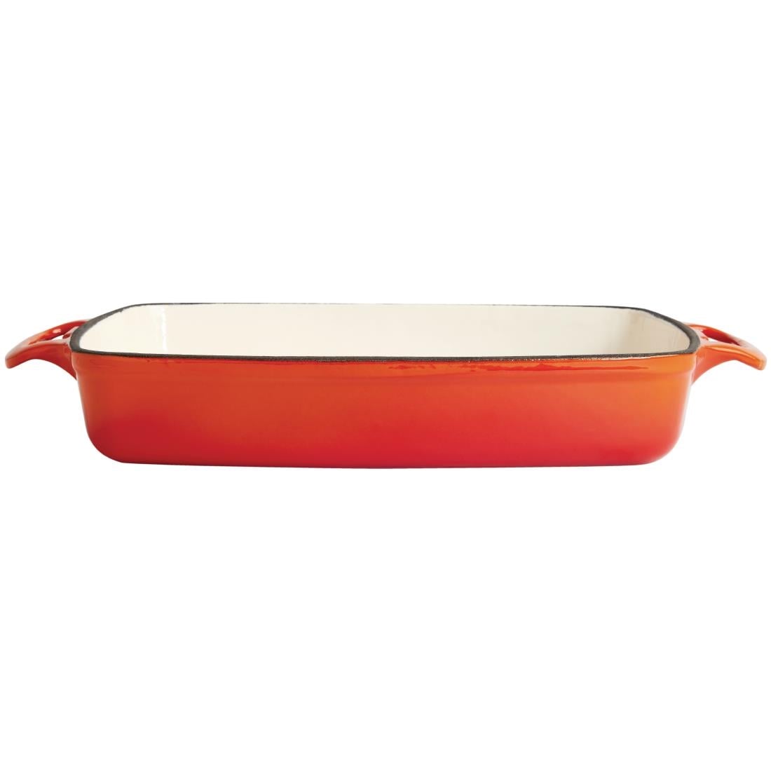 Plat en fonte rectangulaire Vogue orange 2,8L GH322