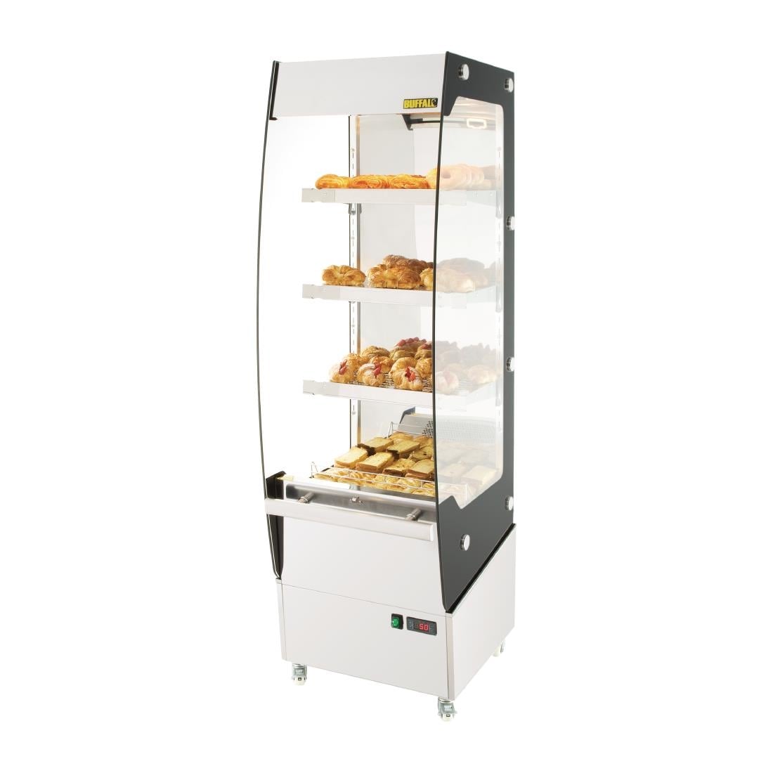 Vitrine libre-service chauffante slim Buffalo CW146