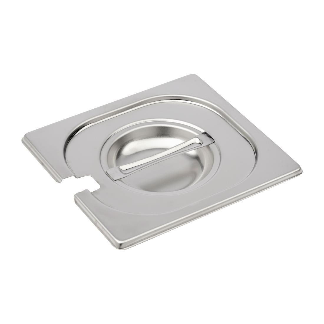 Couvercle inox avec encoche GN 1/6 Gastro M DR493