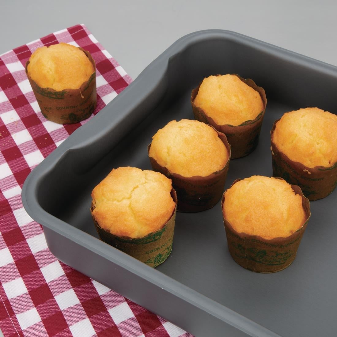 Plat à four en aluminium anodisé Vogue 370mm C058