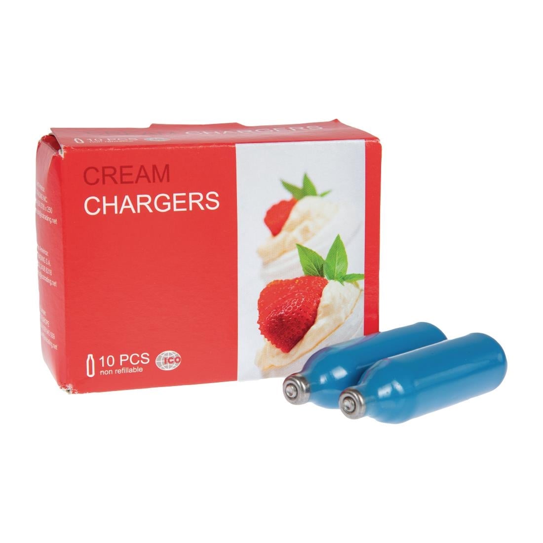 Cartouches pour siphon à chantilly Vogue (Lot de 10) CB439