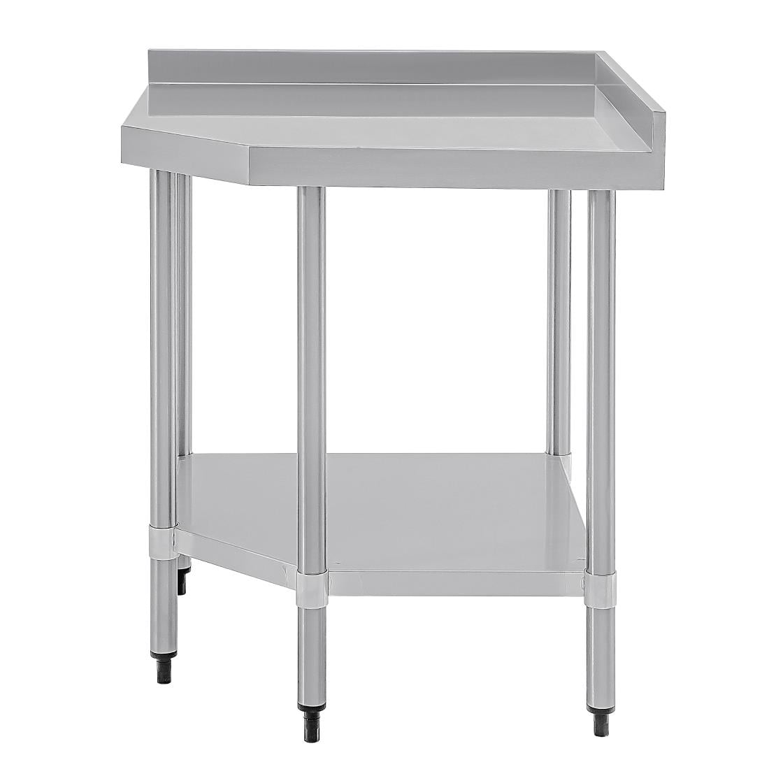 Table d'angle inox Vogue 600mm CB907