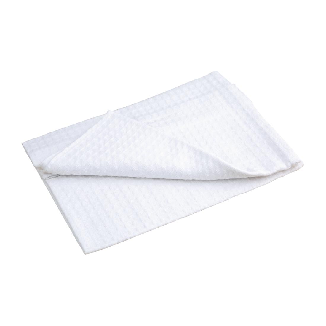 Torchons blancs nid d abeille Vogue (Lot de 10) CC598