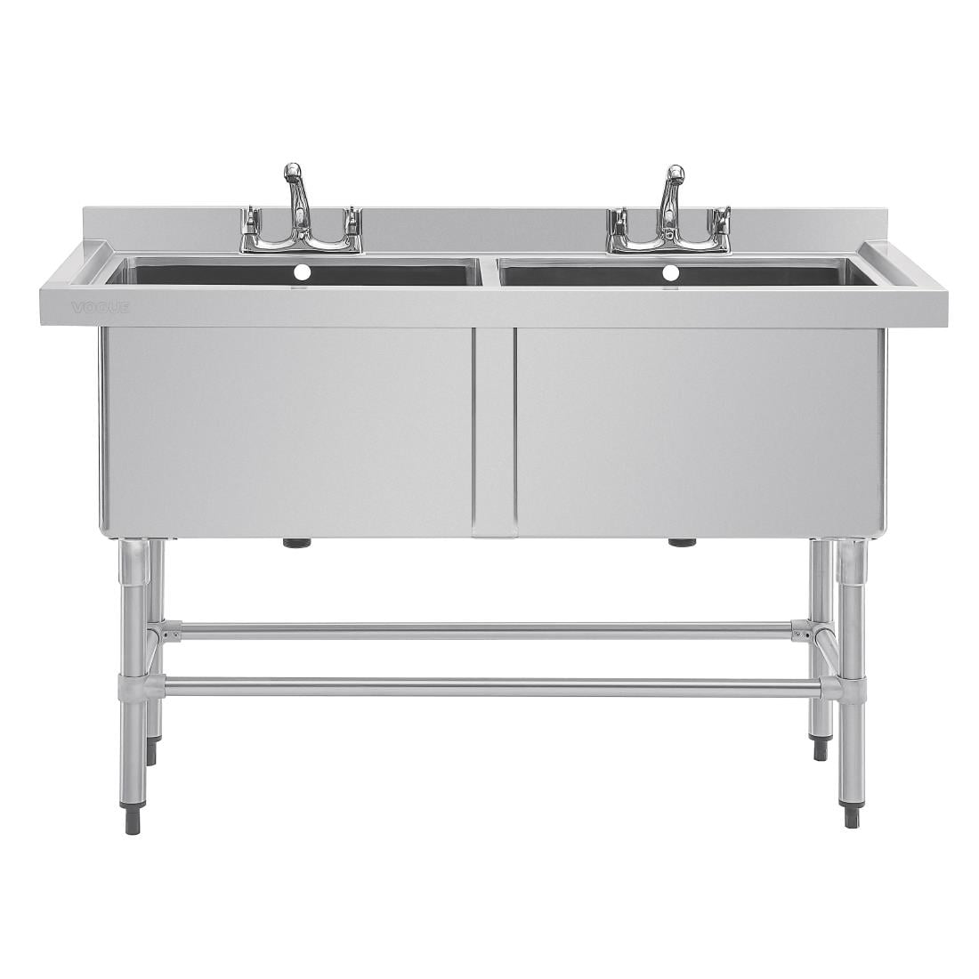 Double évier profond Vogue 1410 x 600mm CF406