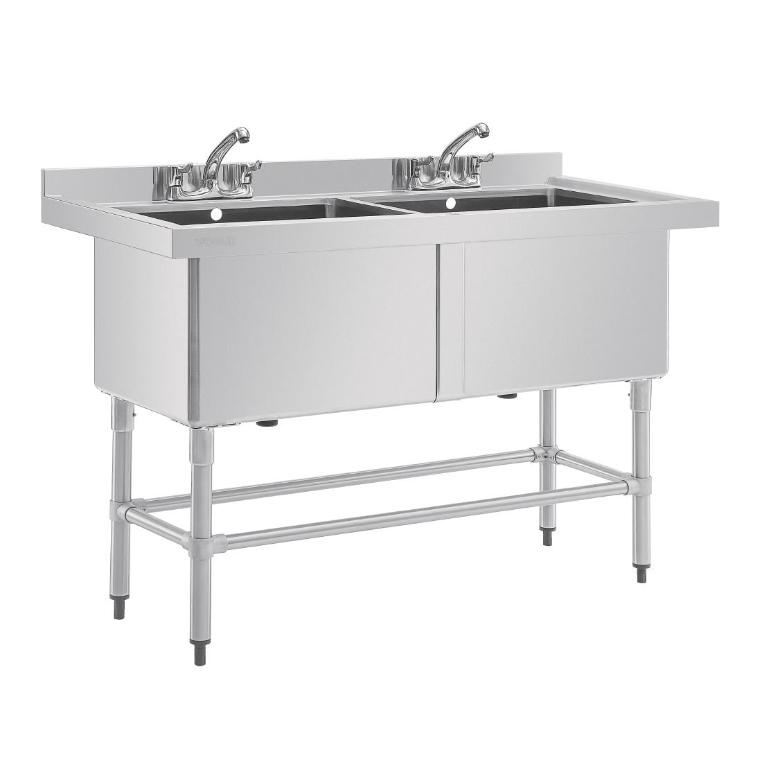Double évier profond Vogue 1410 x 600mm CF406