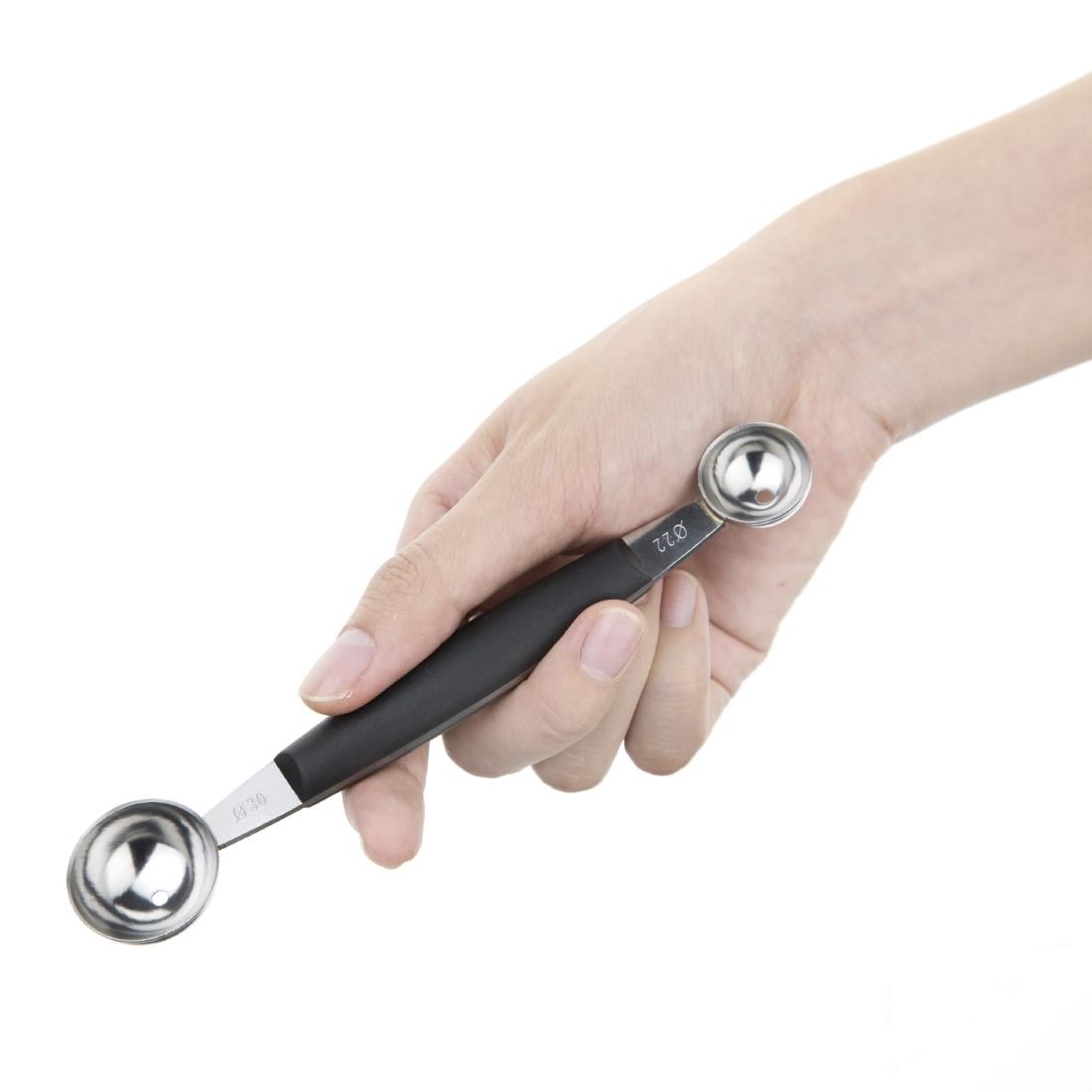 Cuillères parisiennes doubles Vogue 22 et 30mm CF924