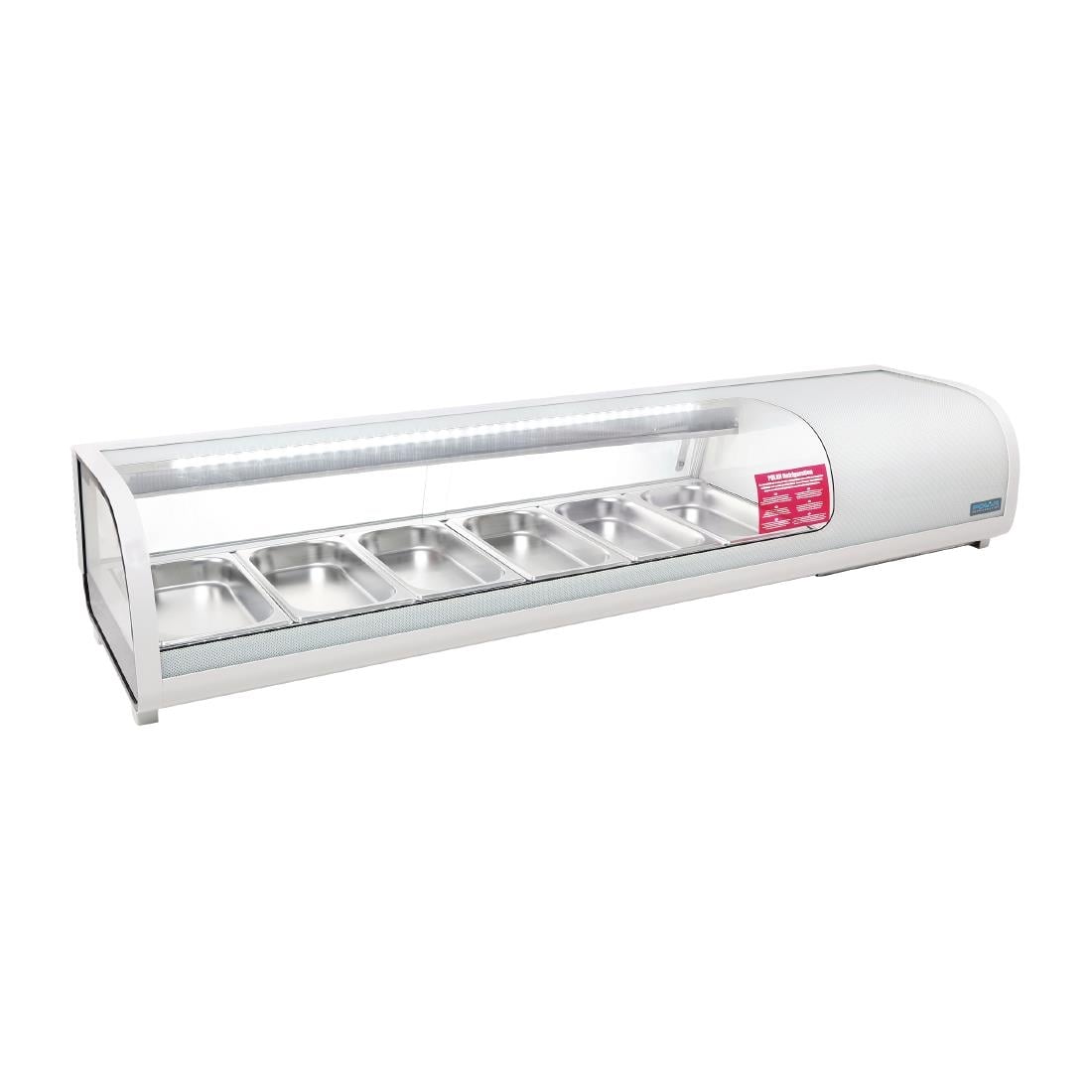 Vitrine réfrigérée à tapas économe en énergie Polar Série G GP296
