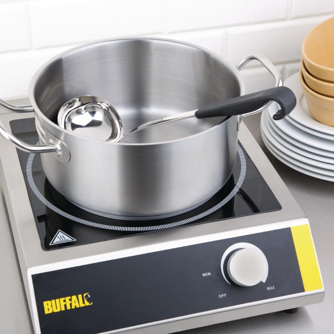 Louche manche noir Vogue 34 cm CS001