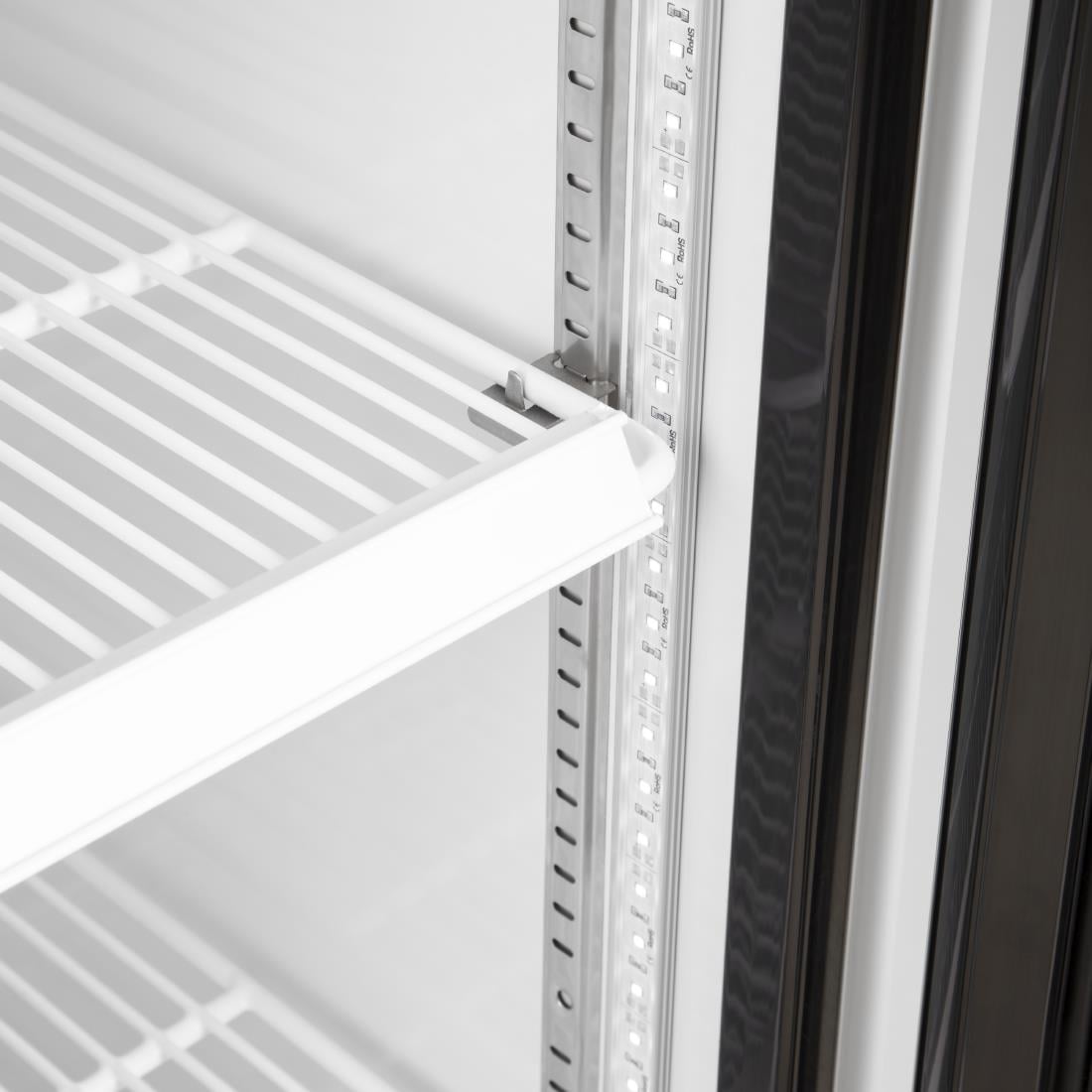 Refroidisseur à bouteilles Slimline Polar Série G noir CS586