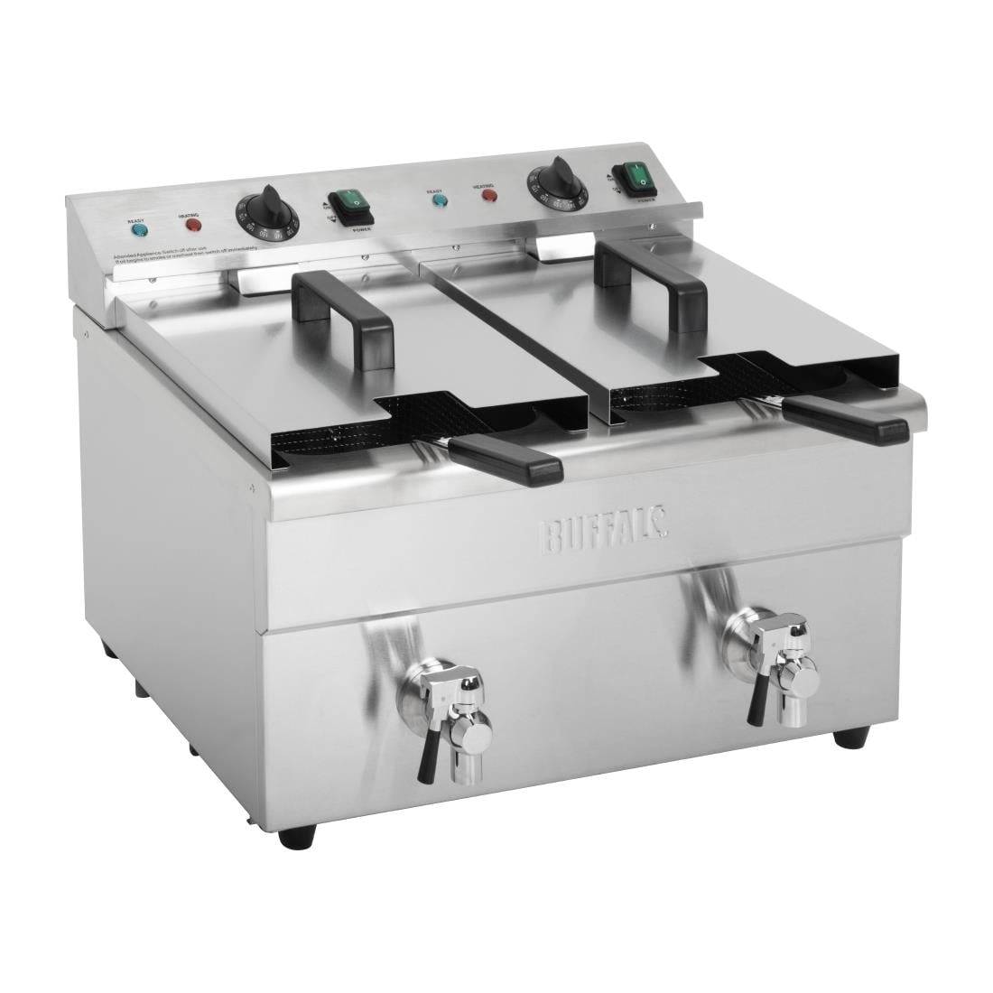Friteuse induction double Buffalo 2 x 3 kW CT012