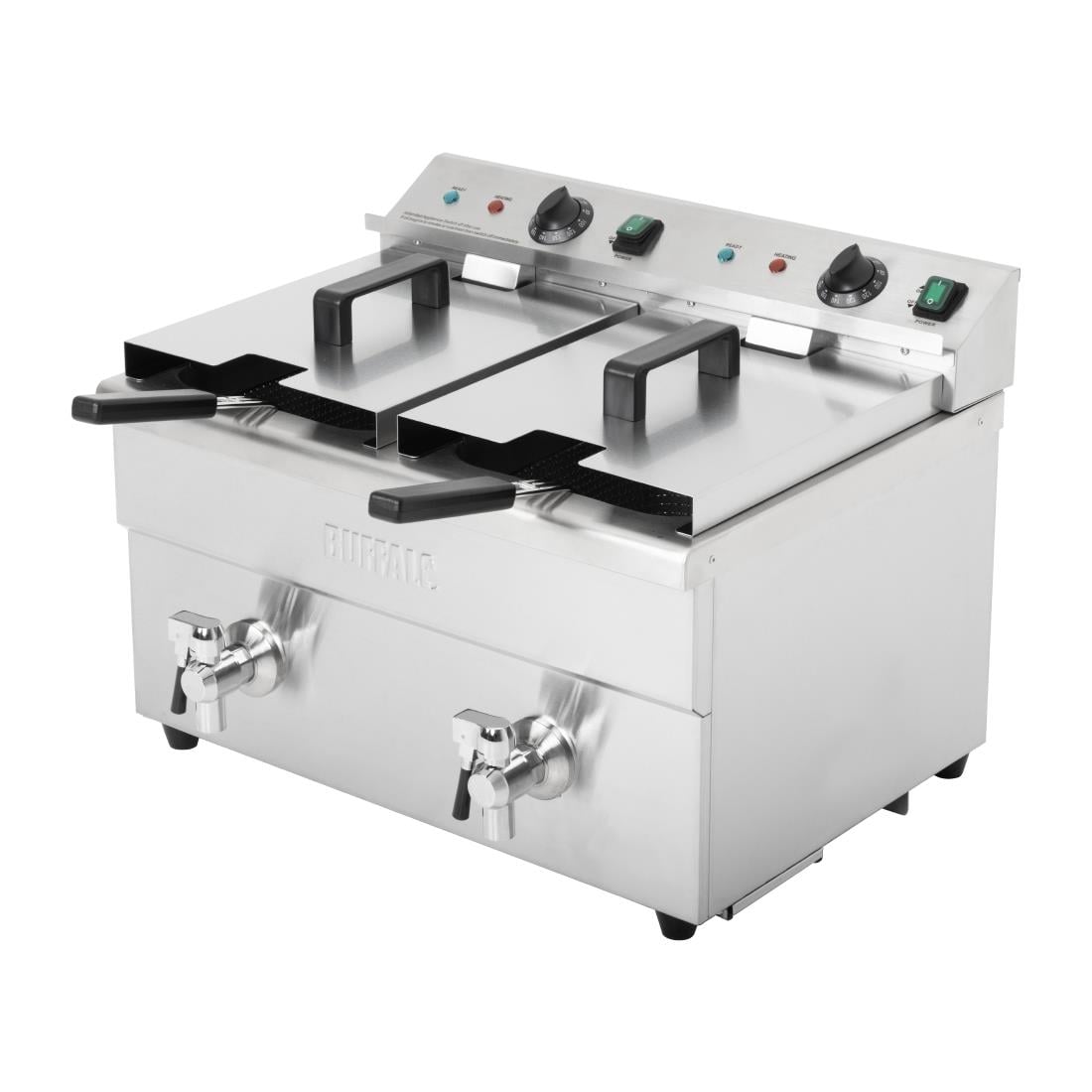 Friteuse induction double Buffalo 2 x 3 kW CT012