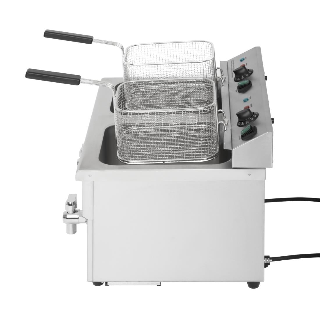 Friteuse induction double Buffalo 2 x 3 kW CT012