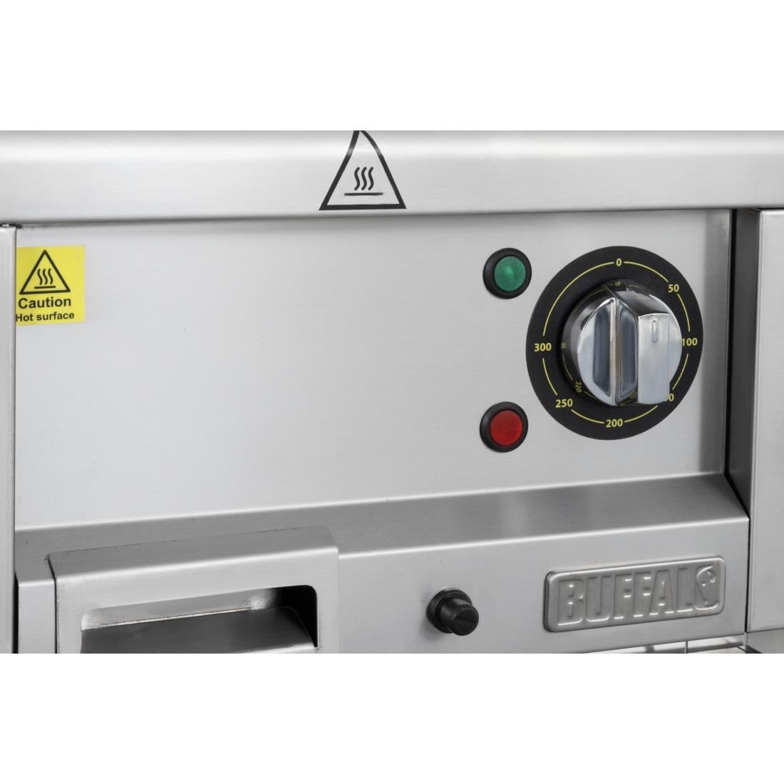 Plancha électrique Buffalo Série 600 largeur 400 mm CU473