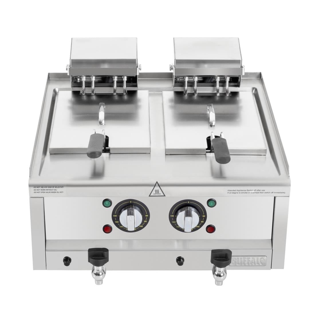 Friteuse électrique double Buffalo Série 600 2 x 8L CU477