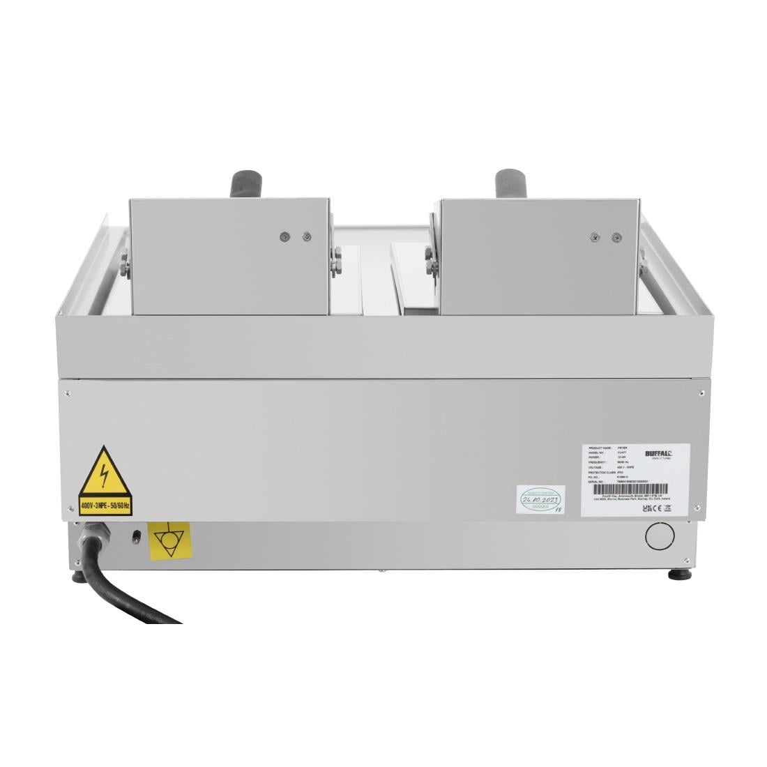 Friteuse électrique double Buffalo Série 600 2 x 8L CU477