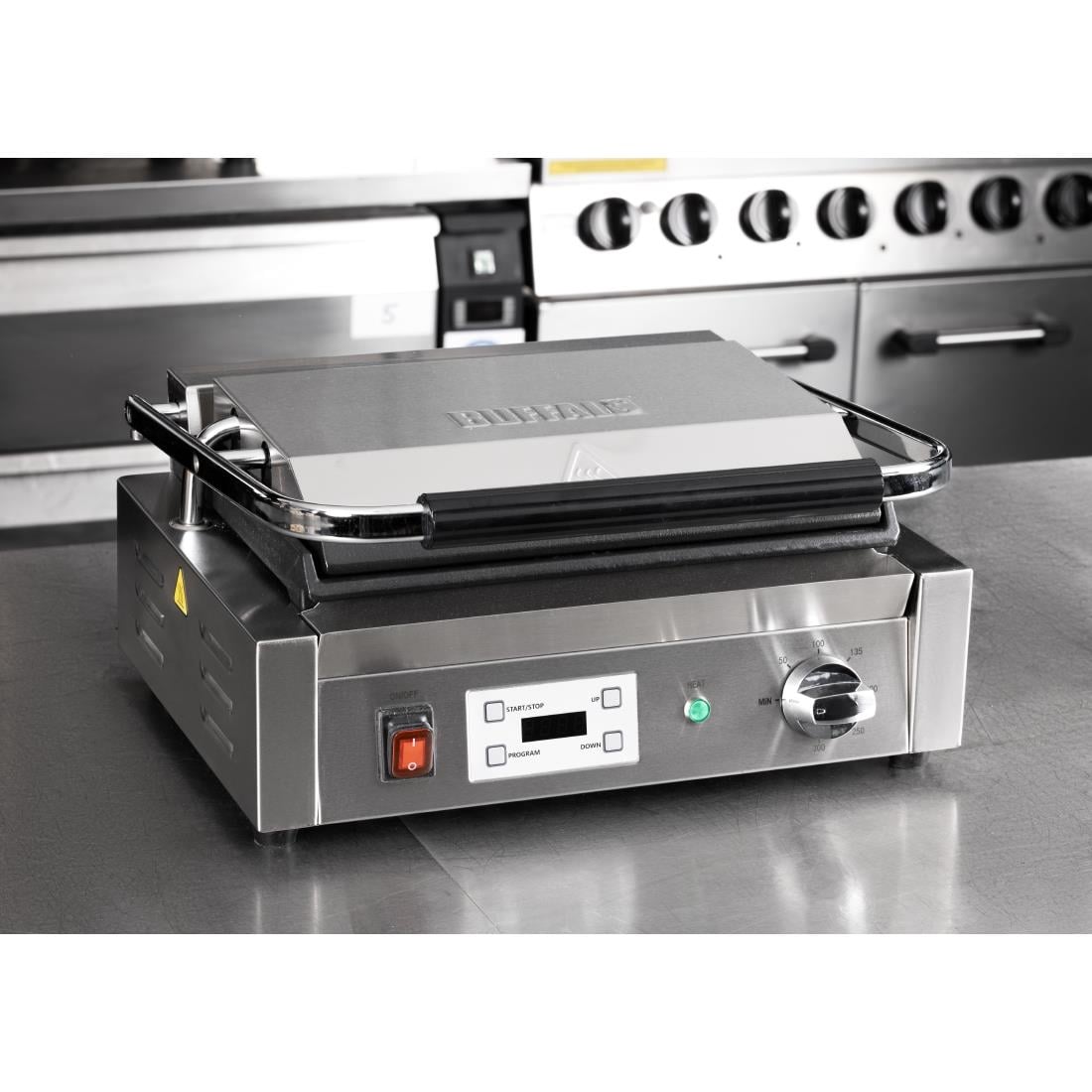 Gril de contact extra large Buffalo plaques lisses CU607