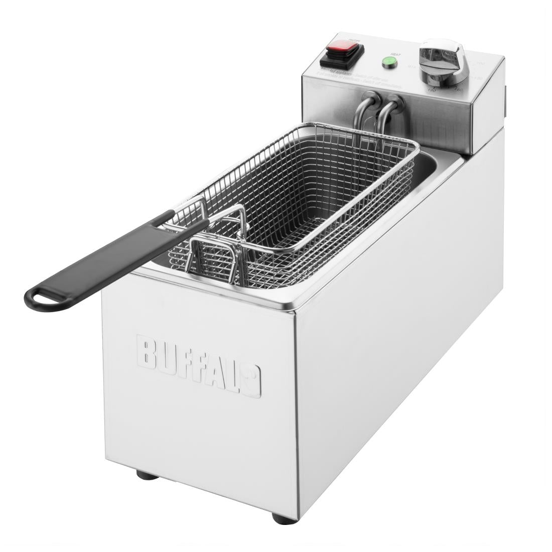 Friteuse de comptoir simple avec panier Buffalo 3L CU614