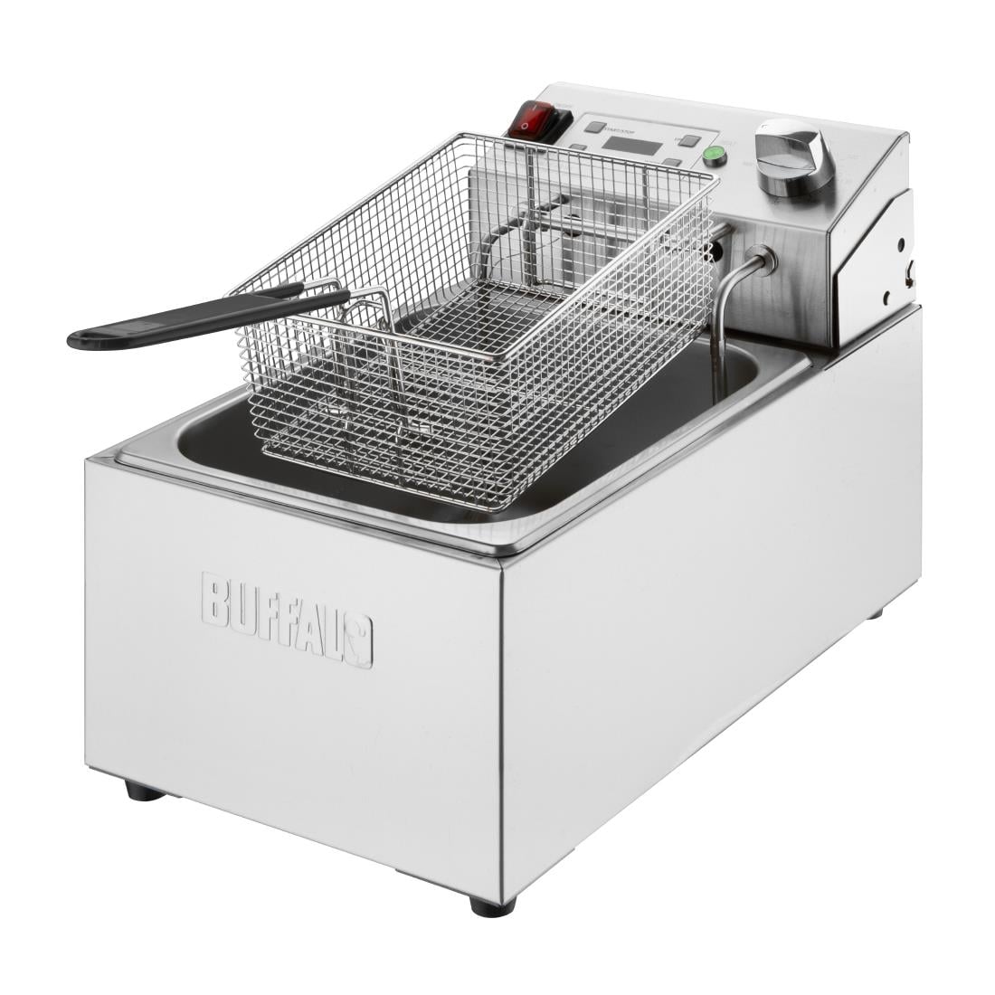 Friteuse électrique simple avec minuterie Buffalo 5L CU622