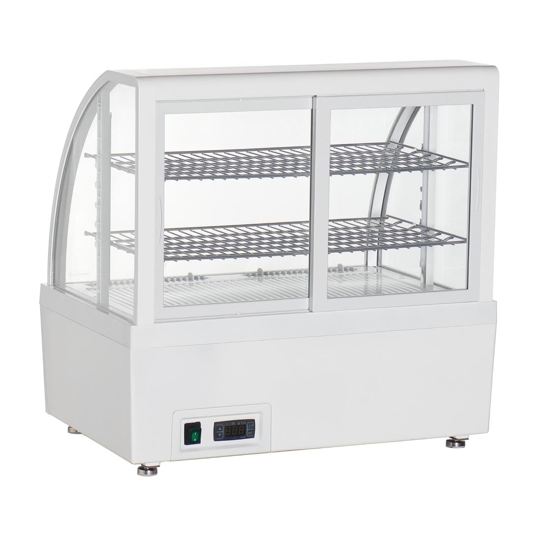 Vitrine réfrigérée de comptoir Polar série C blanche 100L CU637