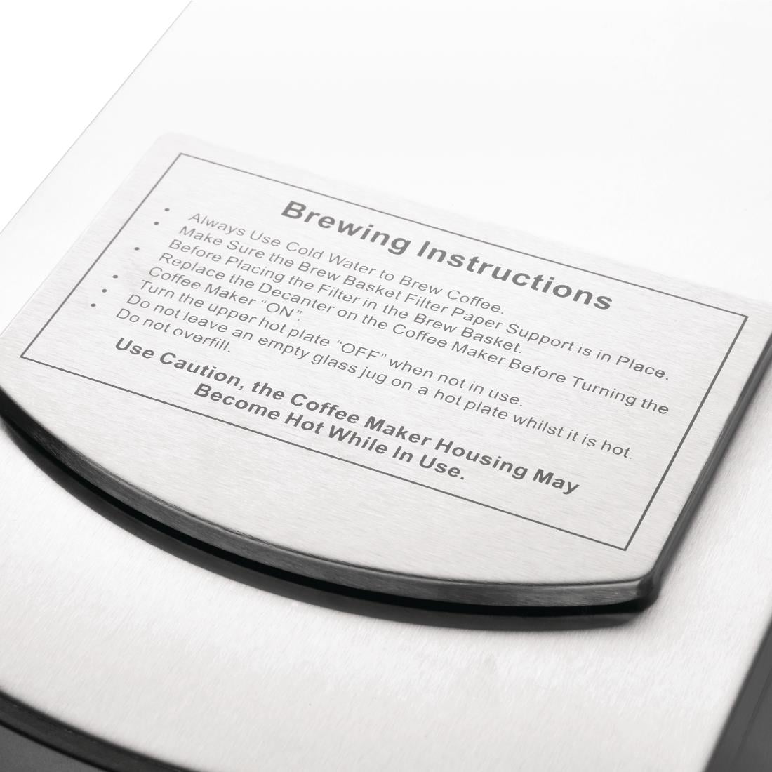 Machine à café filtre pichet isotherme Buffalo CW306