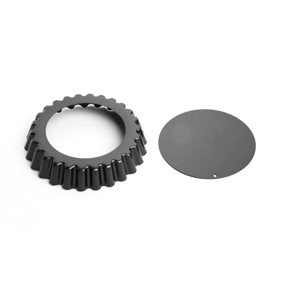 Moule à tartelette cannelé antiadhésif avec fond amovible Vogue 10 cm (x3) CW991