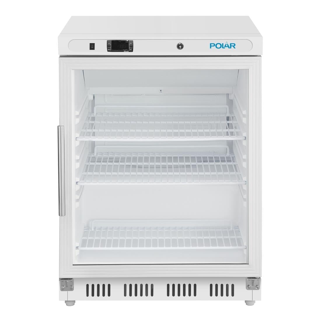 Vitrine réfrigérée positive dessous de comptoir Polar Série C 150L blanc CZ785
