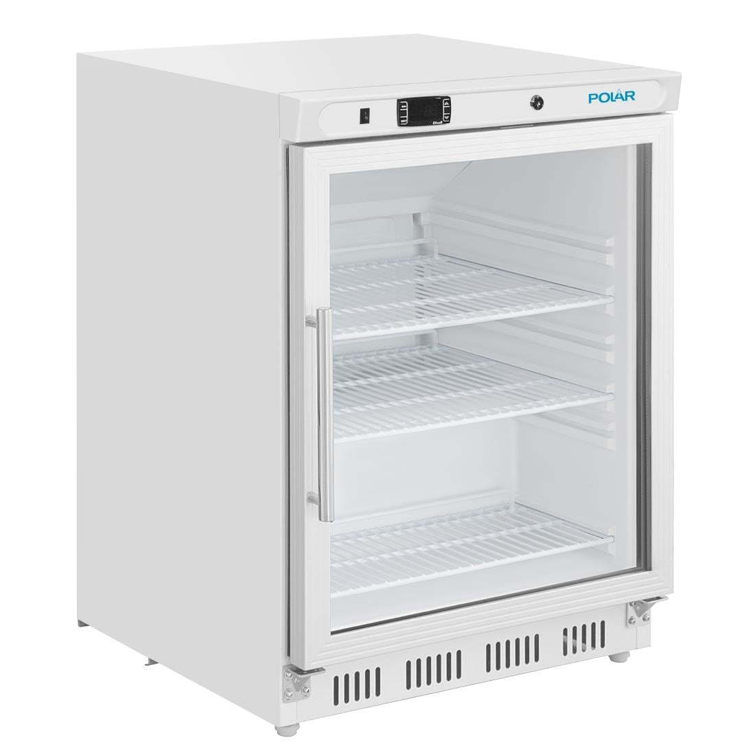 Vitrine réfrigérée positive dessous de comptoir Polar Série C 150L blanc CZ785